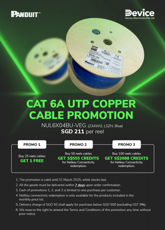 Cat 6A UTP Cooper Cable Promotion