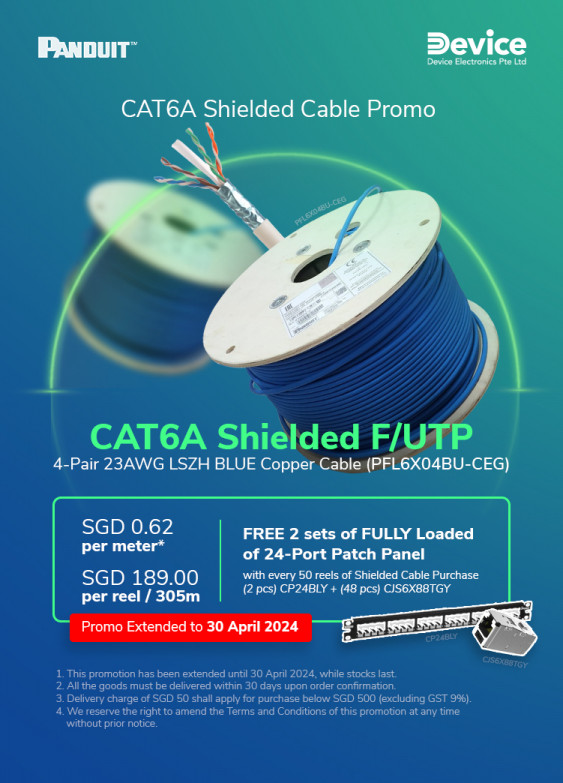 CAT6A Shielded Cable Promo