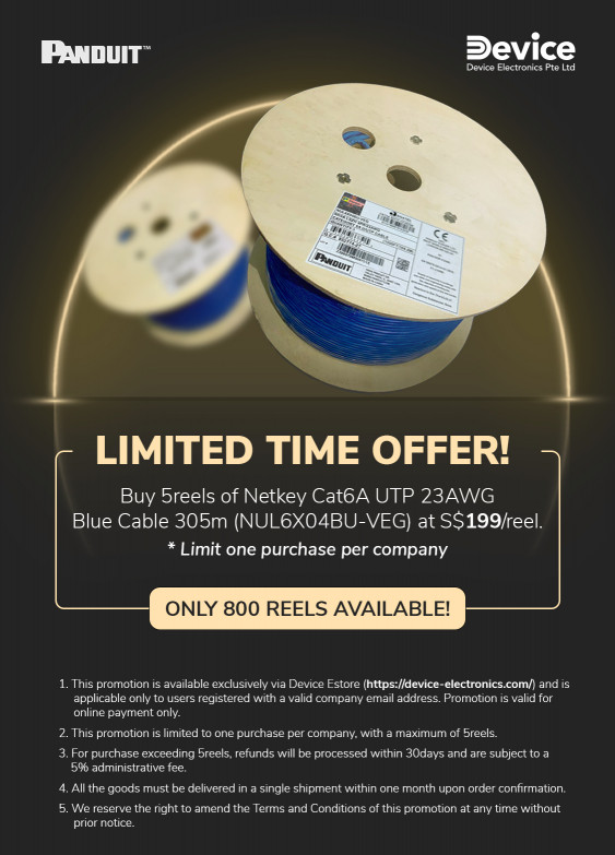 Buy 5 reels of (NUL6X04BU-VEG) at S$199 / reel
