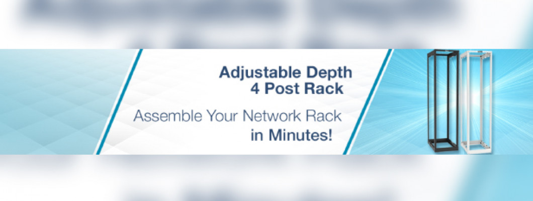 Adjustable Depth 4 Post Rack