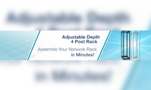 Adjustable Depth 4 Post Rack