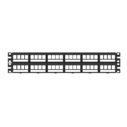 Panduit 48port Patch Panel with Label for UTP, 2RU