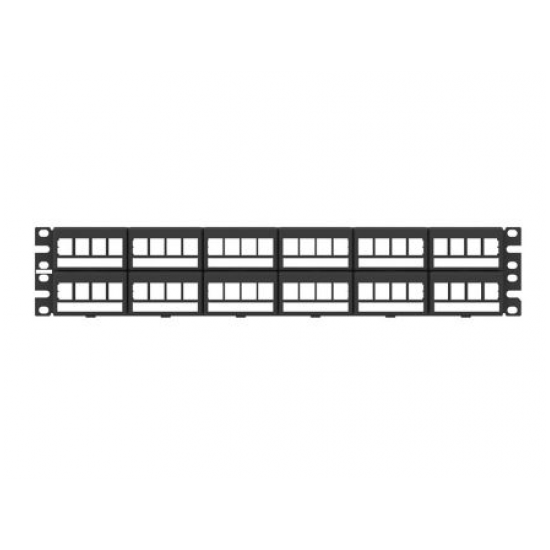Panduit 48port Patch Panel with Label for UTP, 2RU