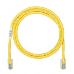 Panduit Copper Patch Cord, Cat 5e, Yellow 24AWG UTP Cable, 1.5 Meter
