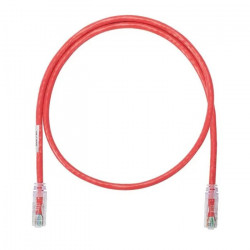 Panduit Cat 6A 28AWG UTP Patch Cord, CM/LSZH, Red, 6 meter