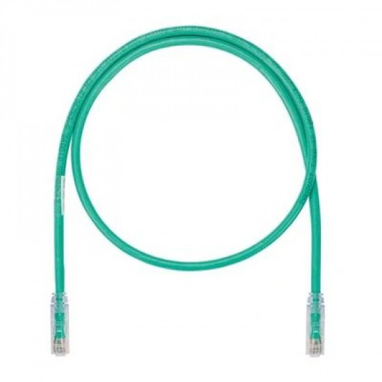 Panduit Cat 6A 28AWG UTP Patch Cord, CM/LSZH, Green, 7 meter