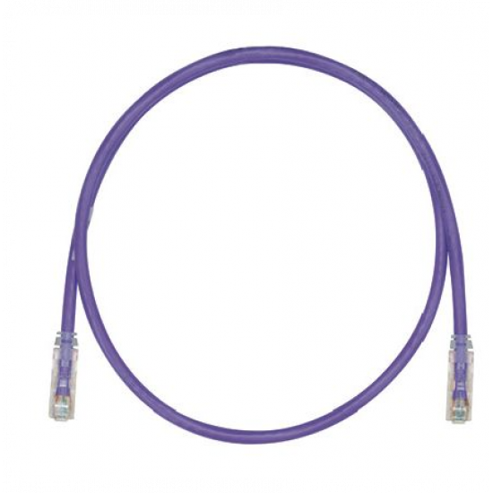 Panduit Copper Patch Cord, Cat 6, Violet 24AWG UTP Cable, 15 Meter
