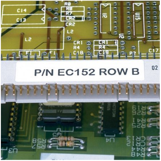 Laser/Ink Jet, Network Label, Adhesive Polyolefin, 1.25"W x 0.30"H, White Laser/Ink Jet, Network Label, Adhesive Polyolefin, 1.25"W x 0.30"H, White