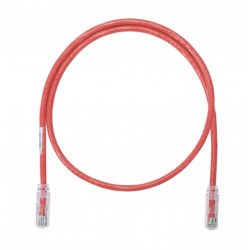 Panduit Netkey UTP 26AWG Copper Patch Cord, Category 6A, 2m, Red