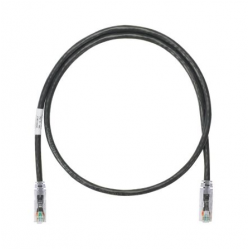 Panduit NK Copper Patch Cord, Category 6, Black 24AWG UTP Cable, 3 Meter