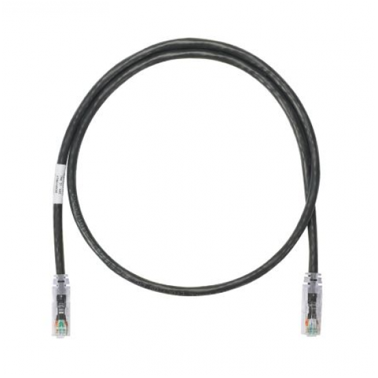 Panduit NK Copper Patch Cord, Category 6, Black 24AWG UTP Cable, 2 Meter