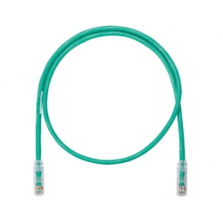 Panduit NetKey Copper Patch Cord Category 6 Green UTP Cable, 1 Meter