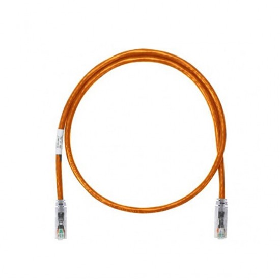 Panduit NK Copper Patch Cord, Category 6, Orange 24AWG UTP Cable, 3 Meter