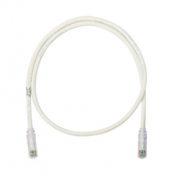 Panduit NetKey Copper Patch Cord Category 6 White UTP Cable, 3 Meter