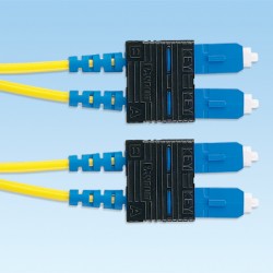 Panduit NetKey SC to SC patch cord, Single Mode, LSZH, duplex (3mm Jacket)
