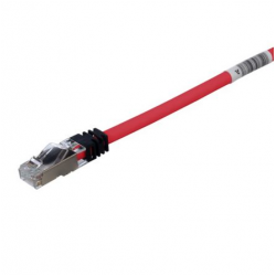 Panduit Copper Patch Cord Cat 6A Red S/FTP Cable, 2m