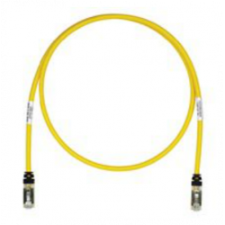 Panduit Panduit Copper Patch Cord Cat 6A Yellow S/FTP Cable, 3ft