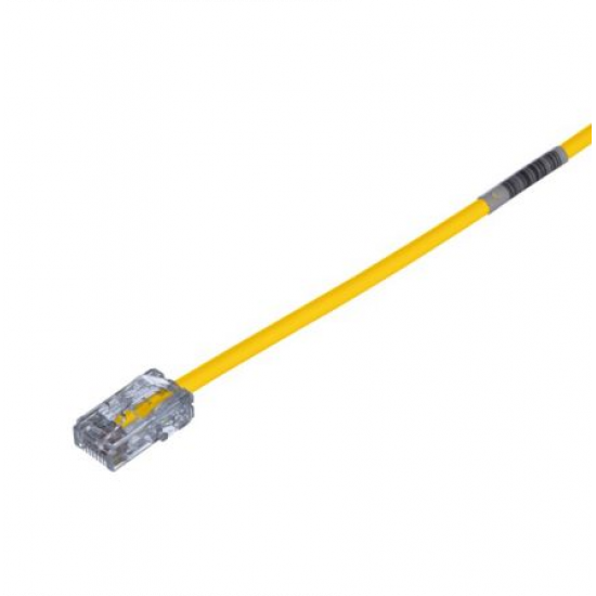 Panduit Copper Patch Cord Cat 5e (SD) 28 AWG Yellow CM/LSZH UTP Cable, 3m