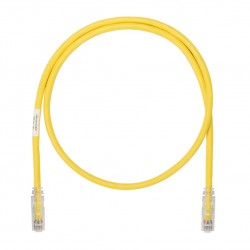 Panduit Copper Patch Cord, Cat 6A (SD), Yellow UTP Cable, 3m