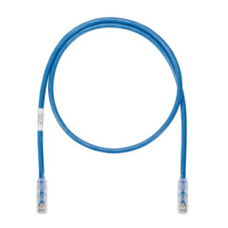 Panduit Copper Patch Cord, Cat 6A (SD), 26AWG, Blue UTP LSZH Cable, 1m