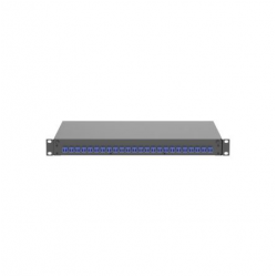 Panduit NetKey Fiber Drawer with 24 LC duplex adapters for (OS1/OS2) Singlemode fiber