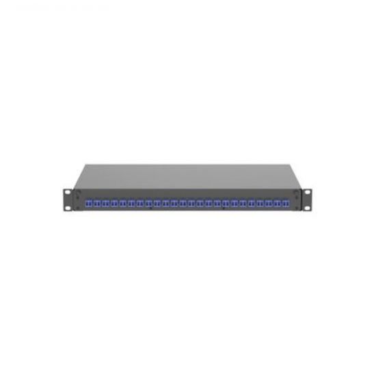 NetKey Fiber Drawer with 24 LC duplex adapters for (OS1/OS2) Singlemode fiber