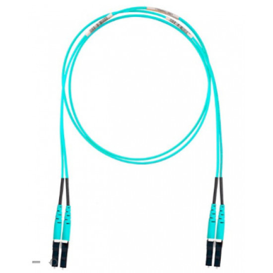 Panduit OM3 2-fiber, 1.6mm jacket, LSZH, LC push-pull to LC push-pull patch cord, Std, IL, - 3m