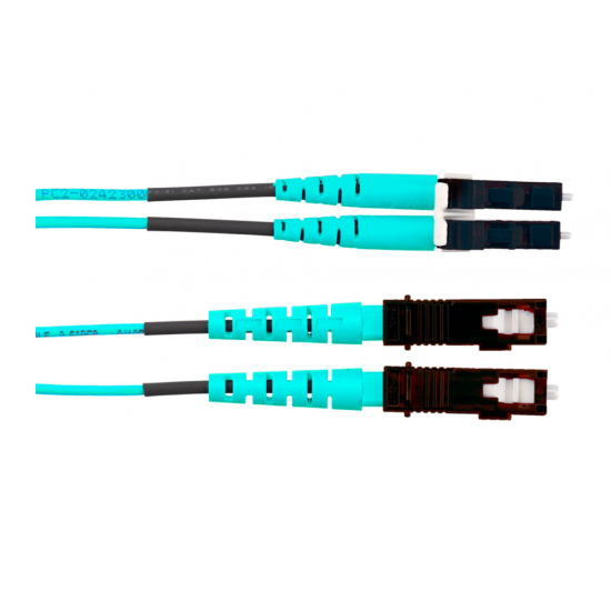 Panduit OM4 2f 1.6mm PC LSZH LC Dup/SC Dup Std Polarity Std IL 2m