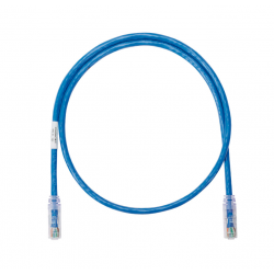 Panduit Netkey Cat6A Patch Cord, CM/LSZH, Blue, 5 meter