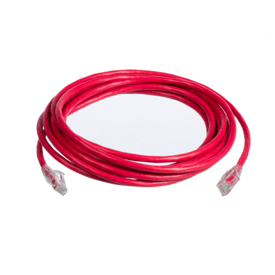 Panduit Netkey Cat6A Patch Cord, CM/LSZH, Red, 3 Meter