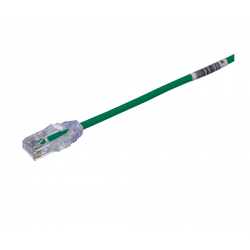 Panduit Category 6 Performance 28 AWG, UTP Patch Cord, Green CM/LSZH Cable, 0.2 meter