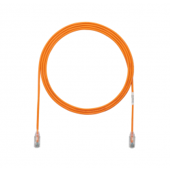 Panduit Copper Patch Cord, Category 6 Performance 28 AWG, UTP, Orange CM/LSZH Cable, 2.5 Meter