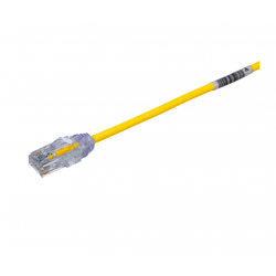 Panduit Copper Patch Cord, Category 6 Performance 28 AWG, UTP, Yellow CM/LSZH Cable, 7 Meter
